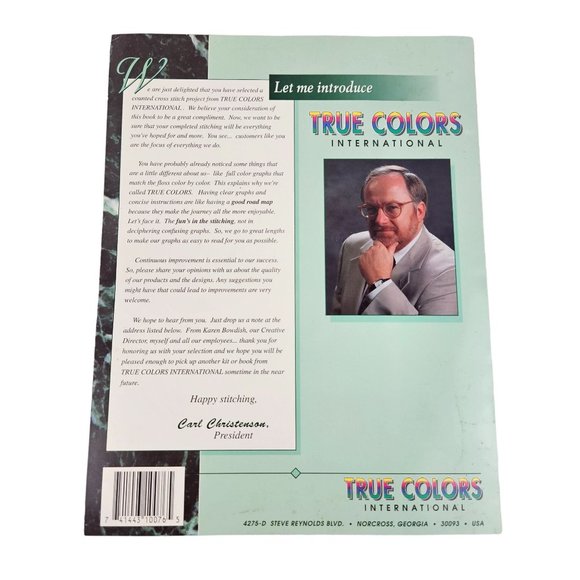 True Colors Eye Of The Tiger Cross Stitch Craft Picture Frame Kit 9in BCL-10076 - Picture 2 of 9